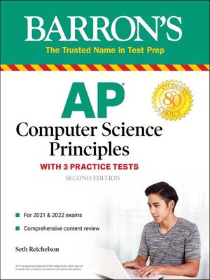 cover image of AP Computer Science Principles with 3 Practice Tests